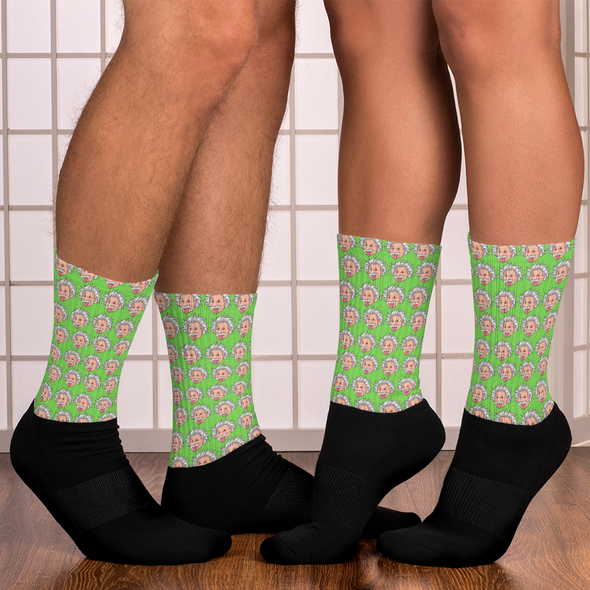 Green Einstein Socks