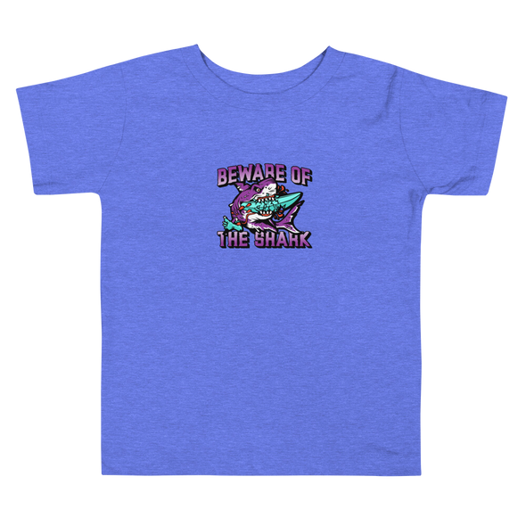 BEWARE OF THE SHARK Toddler Short Sleeve Tee