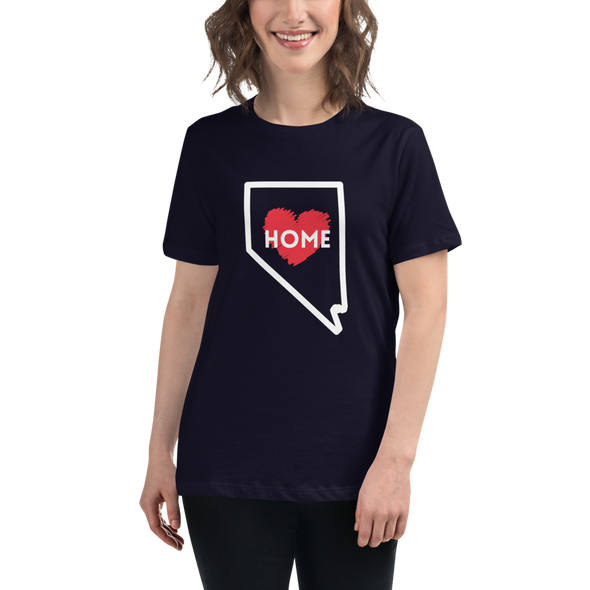 NEVADA IS HOME Women's Relaxed T-Shirt