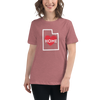 UTAH IS HOME Women's Relaxed T-Shirt