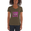 LIVING MY BEST LIFE Women's Crew Neck T-shirt
