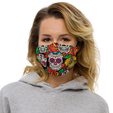 SUGAR SKULL Premium face mask