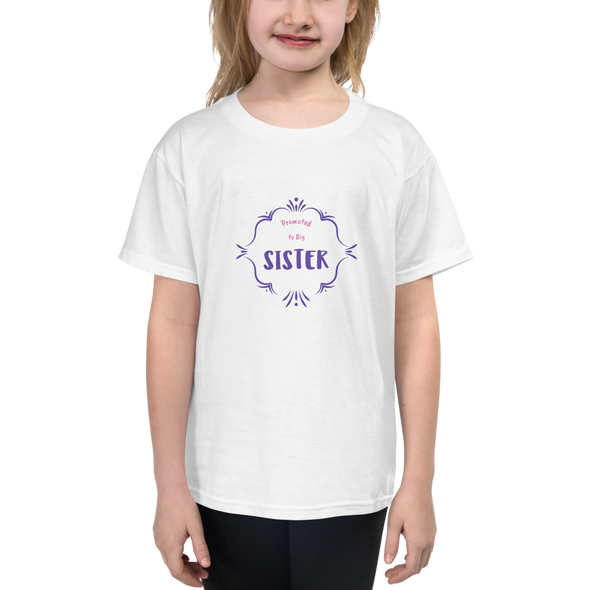 PROMOTED TO BIG SISTER Youth Short Sleeve T-Shirt