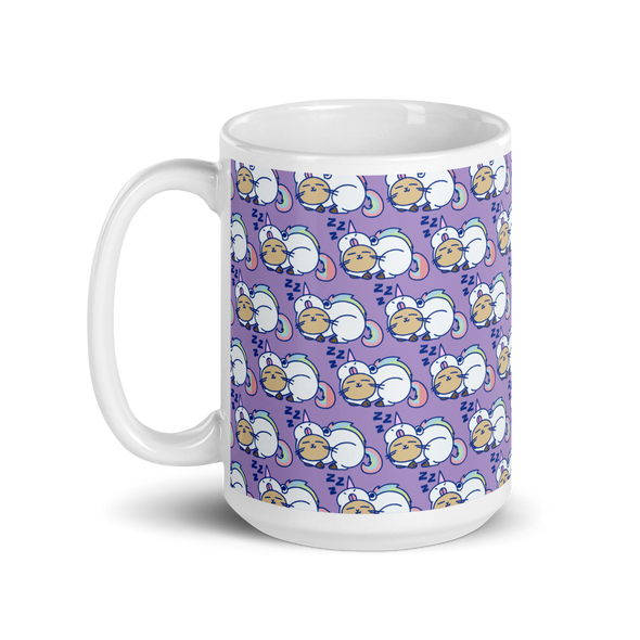 SLEEPING UNICORN PATTERN Mug