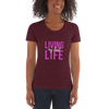LIVING MY BEST LIFE Women's Crew Neck T-shirt