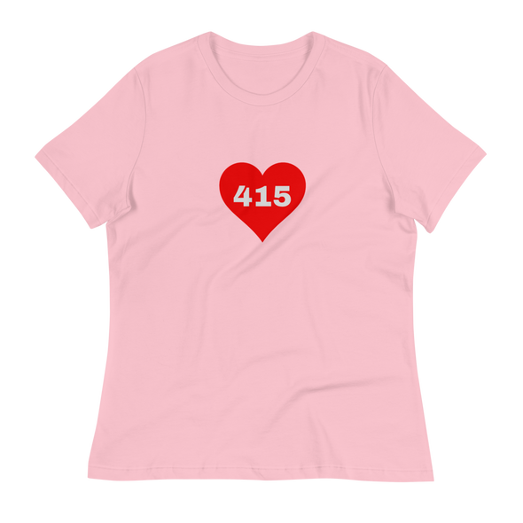 AREA CODE 415 Women's Relaxed T-Shirt
