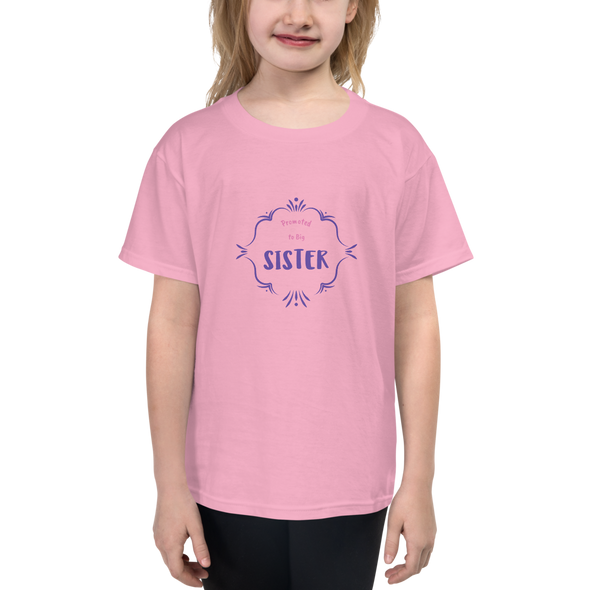 PROMOTED TO BIG SISTER Youth Short Sleeve T-Shirt