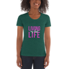 LIVING MY BEST LIFE Women's Crew Neck T-shirt
