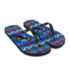BLUE DIAMOND PATTERN Flip-Flops