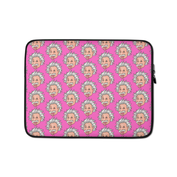 Pink Einstein Laptop Sleeve