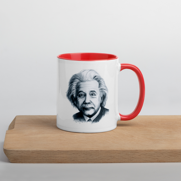 Einstein Mug with Color Inside