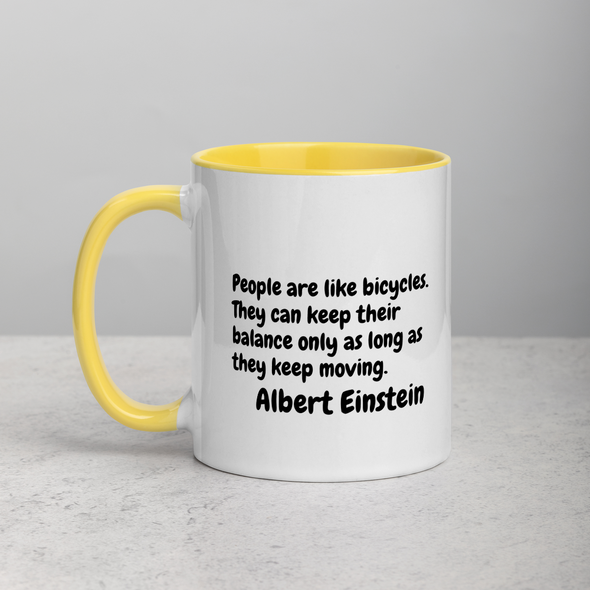 Einstein Mugs with Color Inside