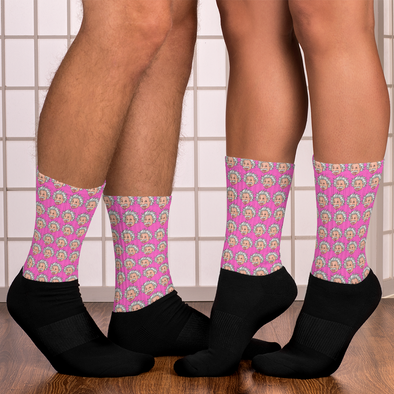 Pink Einstein Socks