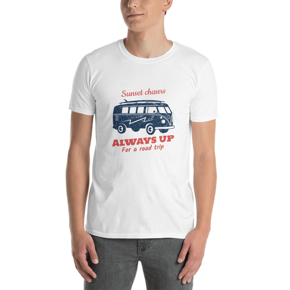 ALWAYS UP FOR A ROAD TRIP Short-Sleeve T-Shirt | Printed T-Shirt | 