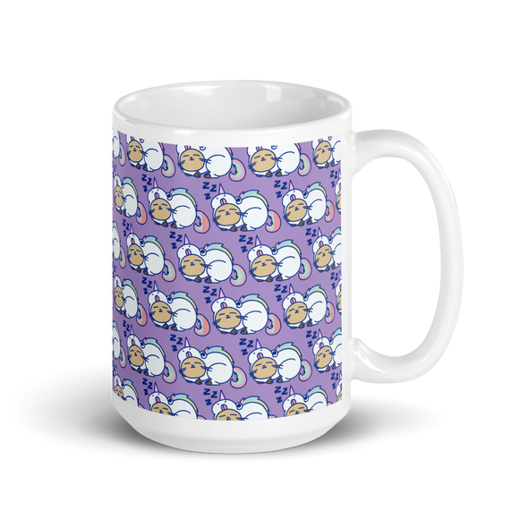 SLEEPING UNICORN PATTERN Mug