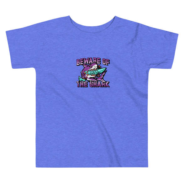 BEWARE OF THE SHARK Toddler Short Sleeve Tee