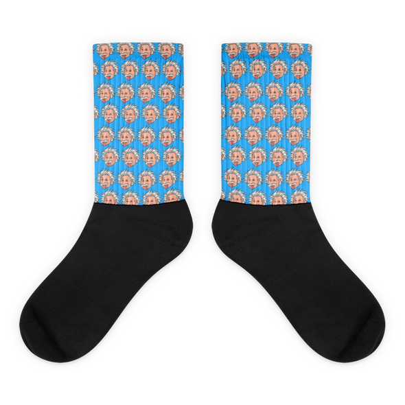 Blue Einstein Socks