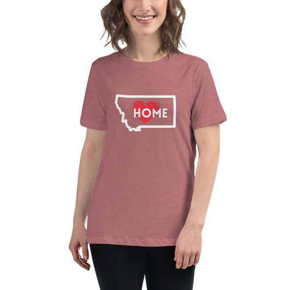 MONTANA IS HOME Women's Relaxed T-Shirt
