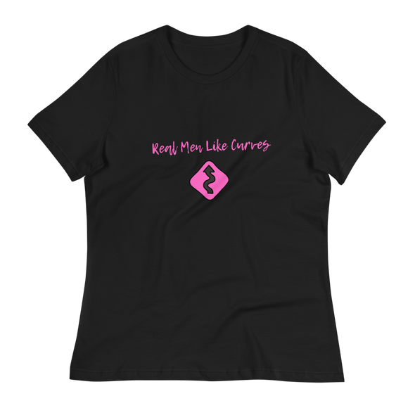 REAL MEN LIKE CURVES Women's Relaxed T-Shirt
