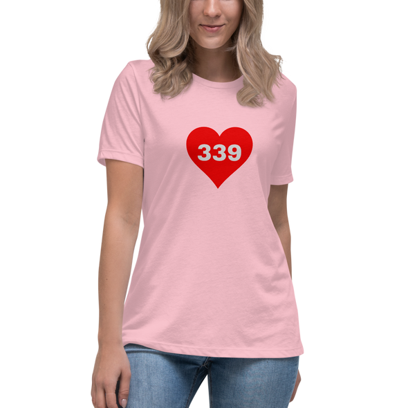 AREA CODE 339 Women's Relaxed T-Shirt
