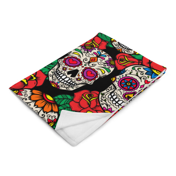 Day of the Dead Throw Blanket