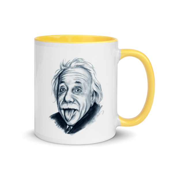 Einstein Relativity Mug with Color Inside