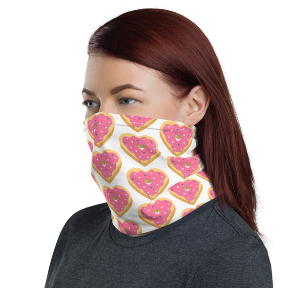 PINK DONUTS Neck Gaiter