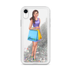 #darskeegirl Liquid Glitter iPhone Case