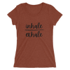 Inhale and Exhale Ladies' short sleeve t-shirt