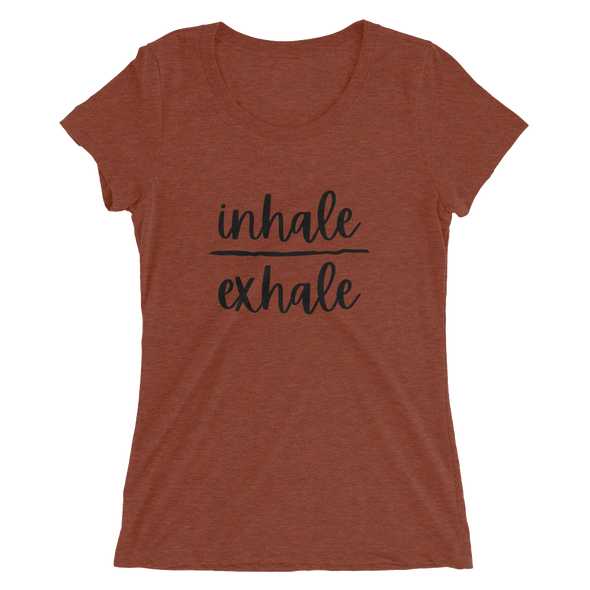 Inhale and Exhale Ladies' short sleeve t-shirt