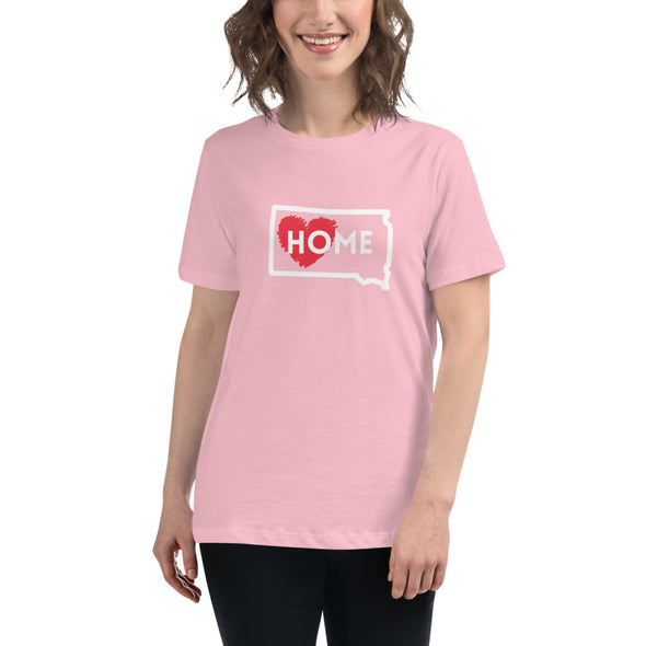 SOUTH DAKOTA IS HOME Women's Relaxed T-Shirt