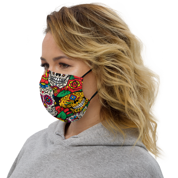 SUGAR SKULL Premium face mask