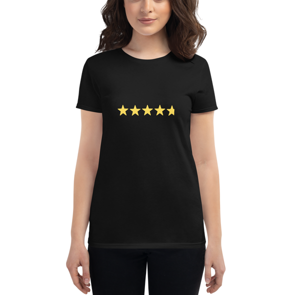 4.9 STARS Women's short sleeve t-shirt | Fashionable Sexy T-shirt |