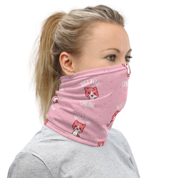KEEP SMILING Neck Gaiter