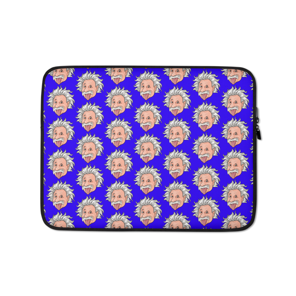 Blue Einstein Laptop Sleeve