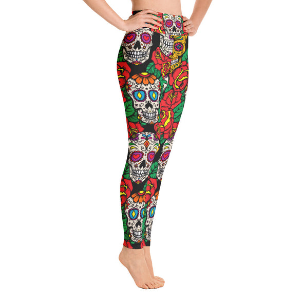 SUGAR SKULL Yoga Leggings