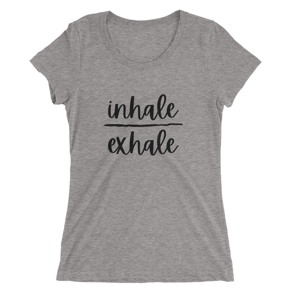 Inhale and Exhale Ladies' short sleeve t-shirt