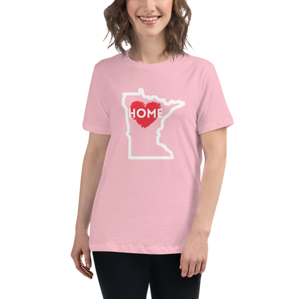 MINNESOTA IS HOME Women's Relaxed T-Shirt