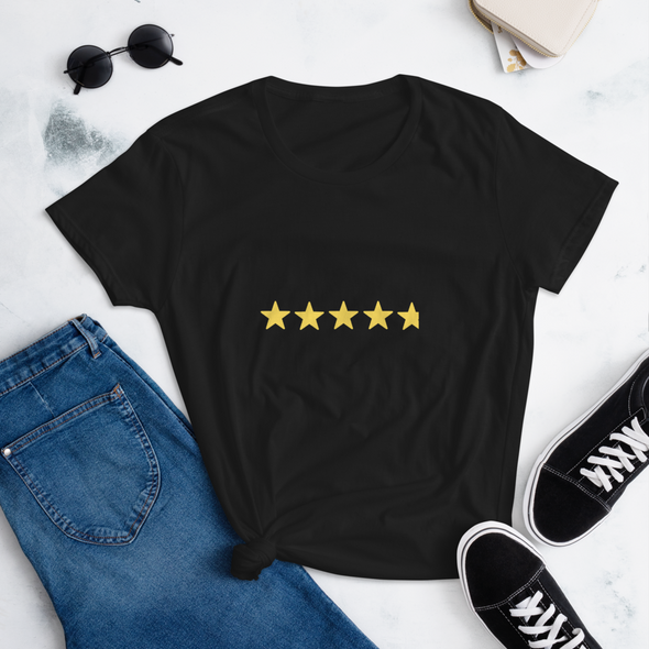 4.9 STARS Women's short sleeve t-shirt | Fashionable Sexy T-shirt |