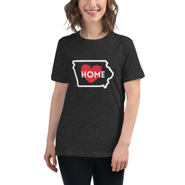 IOWA IS HOME Women's Relaxed T-Shirt