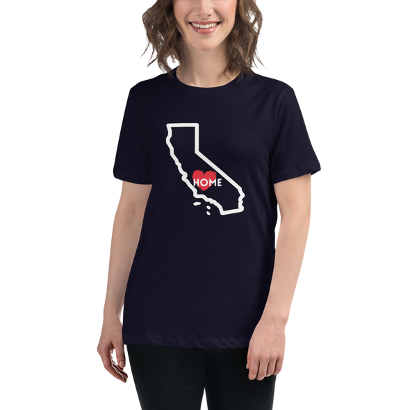 CALIFORNIA IS HOME Women's Relaxed T-Shirt