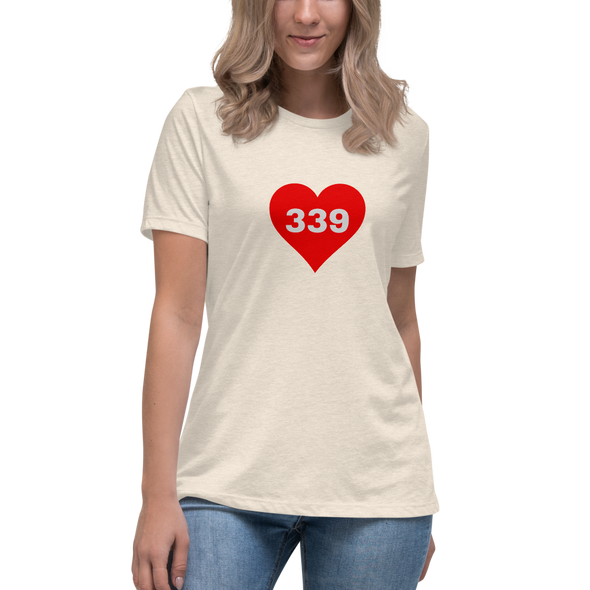 AREA CODE 339 Women's Relaxed T-Shirt