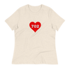 AREA CODE 702 Women's Relaxed T-Shirt
