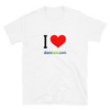 I LOVE darskee.com Short-Sleeve Unisex T-Shirt