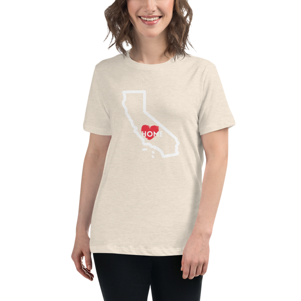 CALIFORNIA IS HOME Women's Relaxed T-Shirt