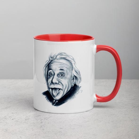 Einstein Relativity Mug with Color Inside