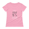 GO FOR IT Ladies' Scoopneck T-Shirt