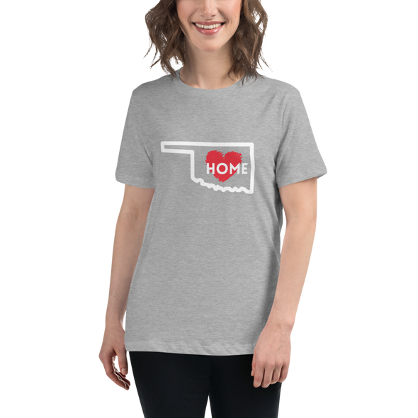OKLAHOMA IS HOME Women's Relaxed T-Shirt