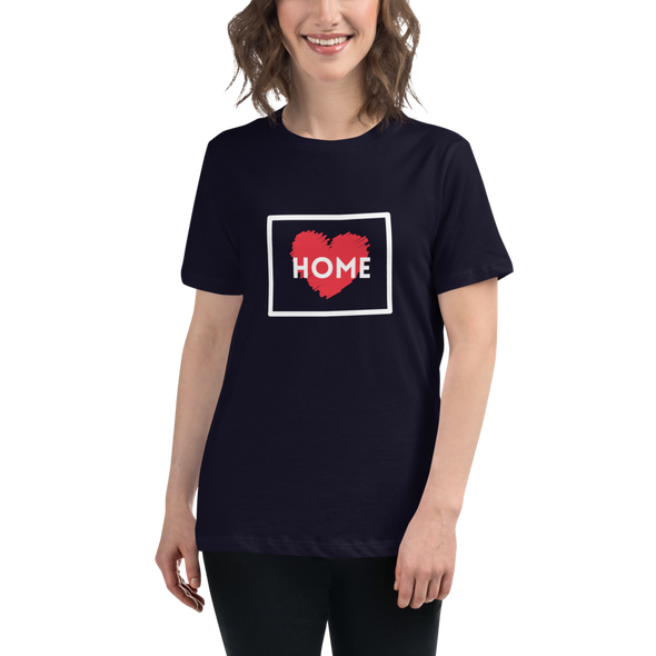 WYOMING IS HOME Women's Relaxed T-Shirt