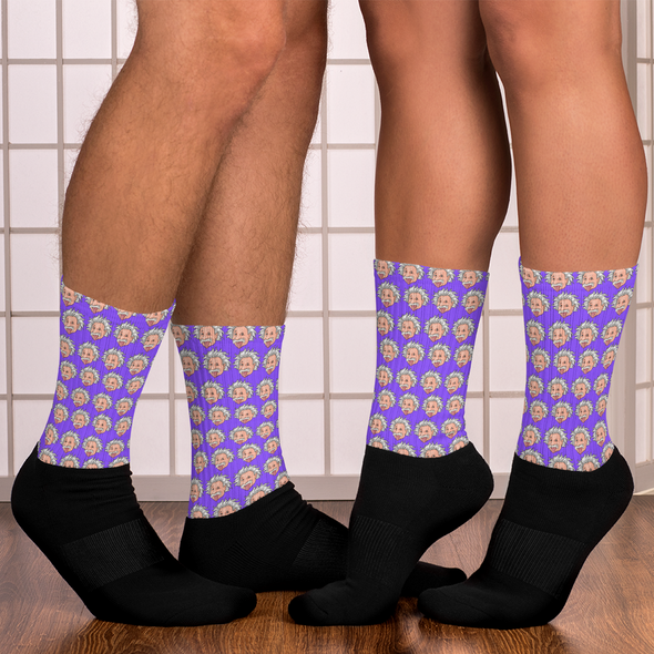 Purple Einstein Socks